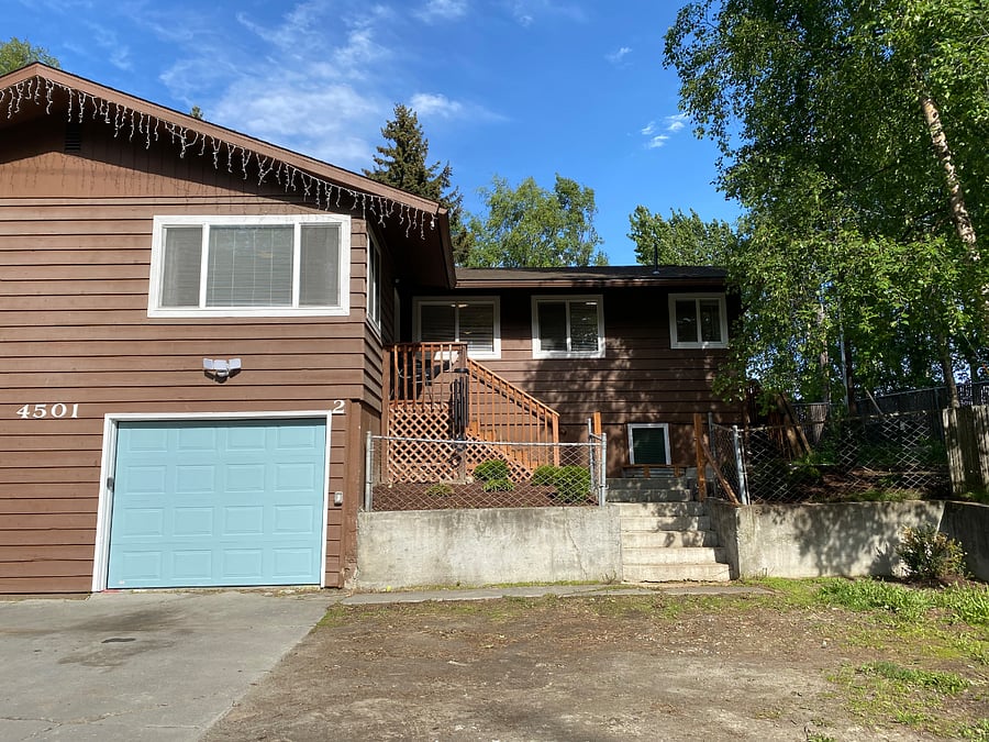Front Entry, Garage, and Parking for Unit