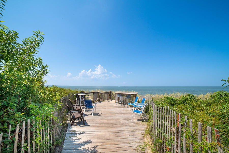 Beach Deck (part of the private beach access)