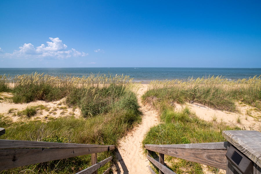 Private Beach Access Steps over beach grass Very Peaceful