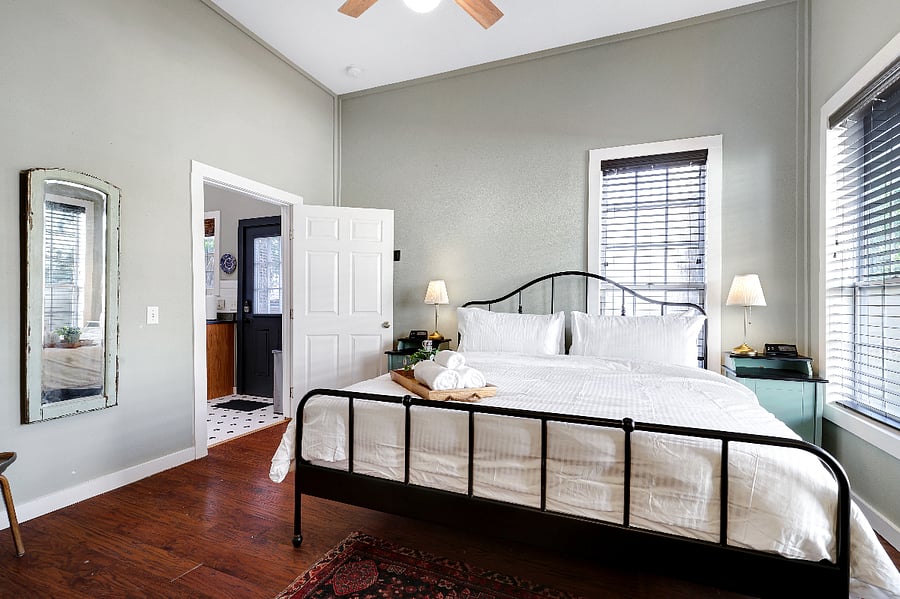 Bedroom 1 King Bed Nova Foam Mattress
