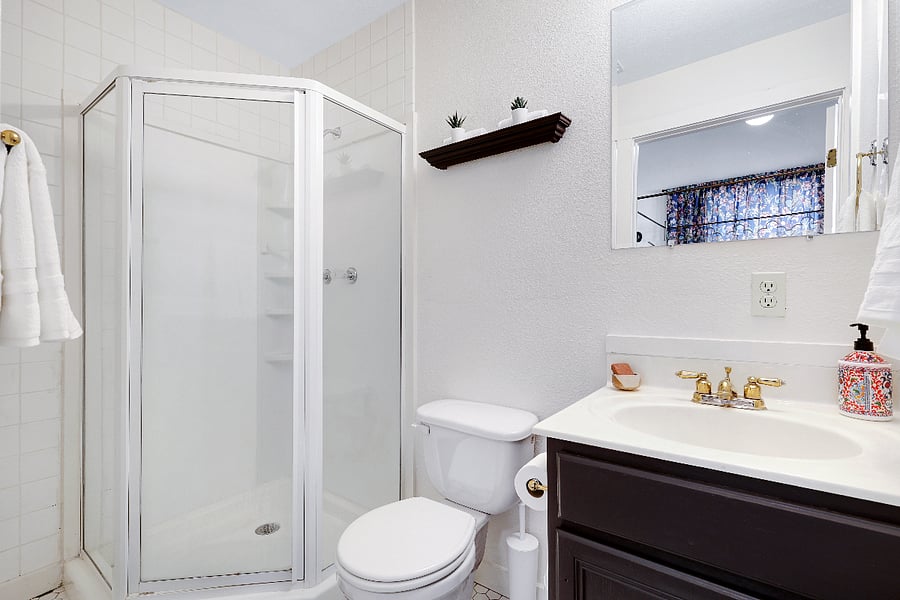 Bedroom 3 with private bath.