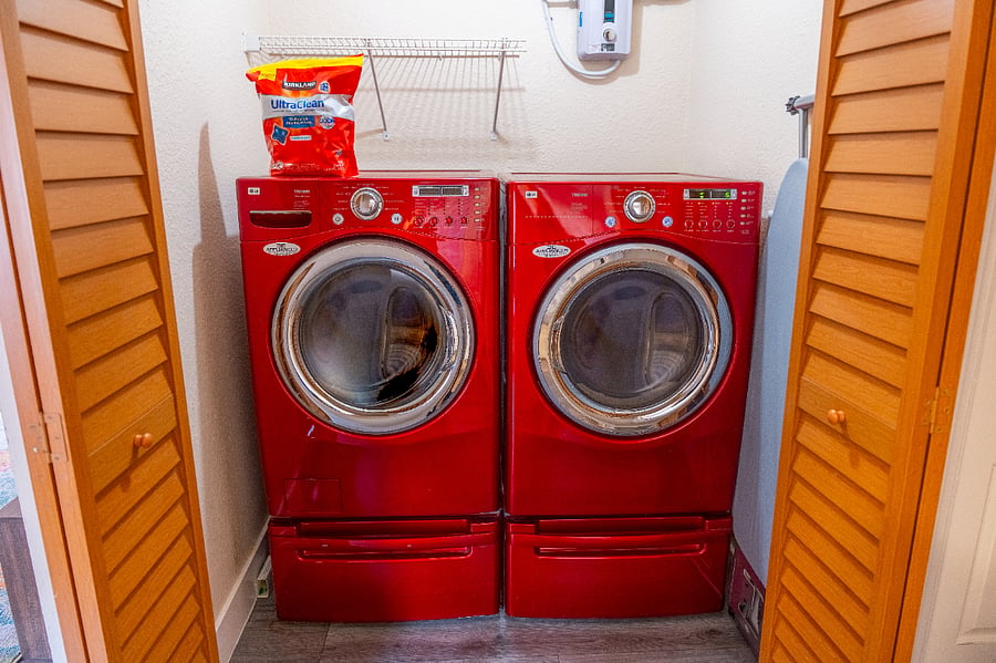 Washer and dryer