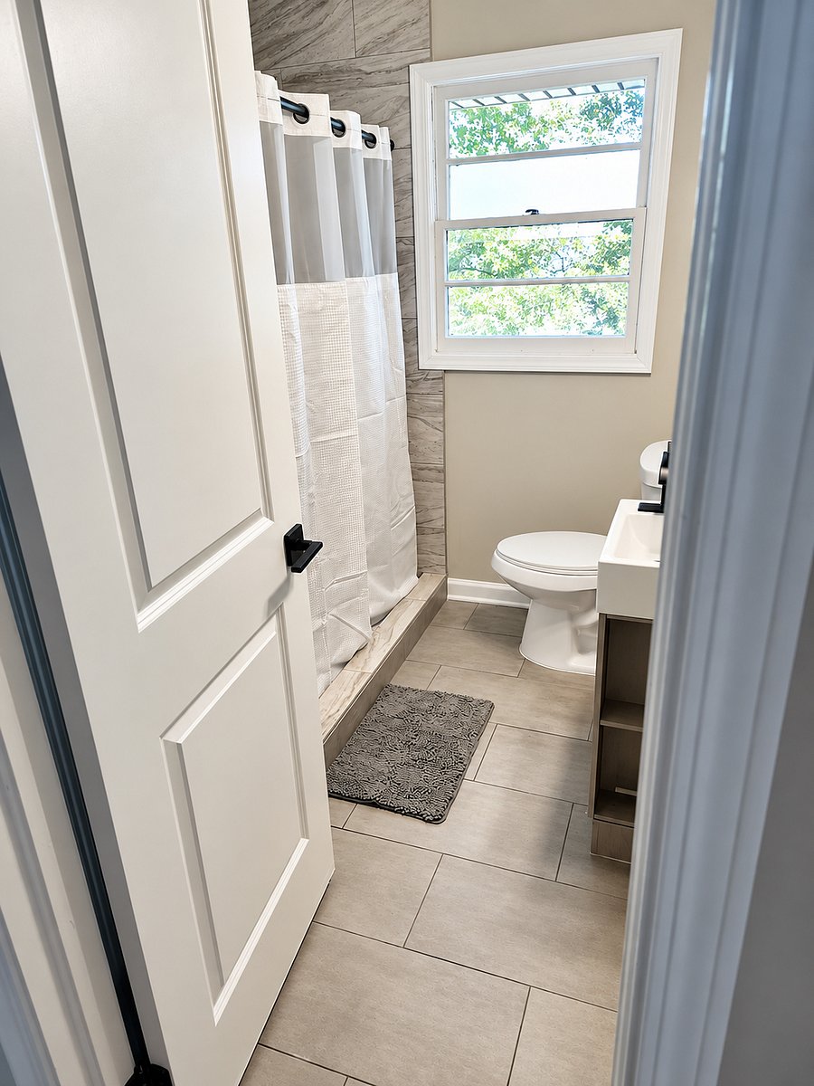 Shared bathroom