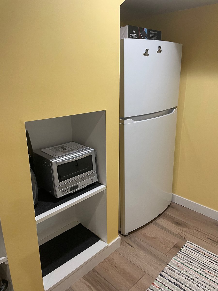 Storage space when brand new toaster oven not in use
