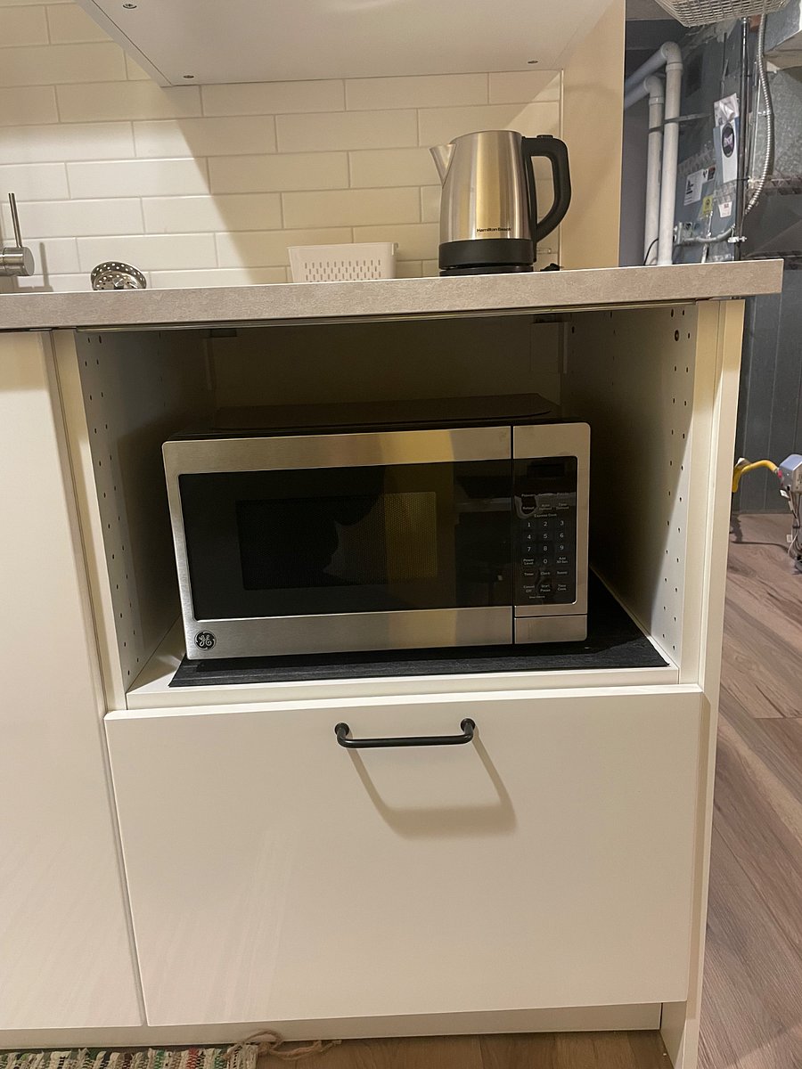 New microwave to heat up your meals 