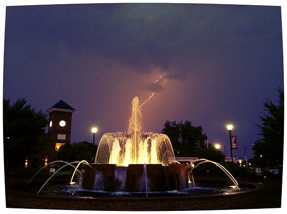 Fountain at Greer City Park