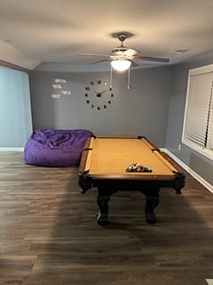 Pool Table & Family Size Bean Bag