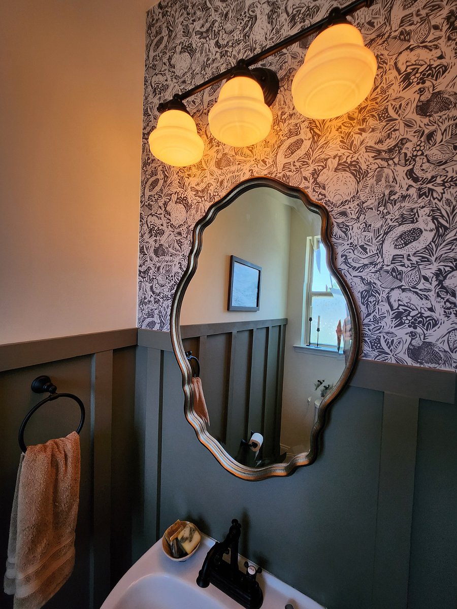 Powder room on first floor