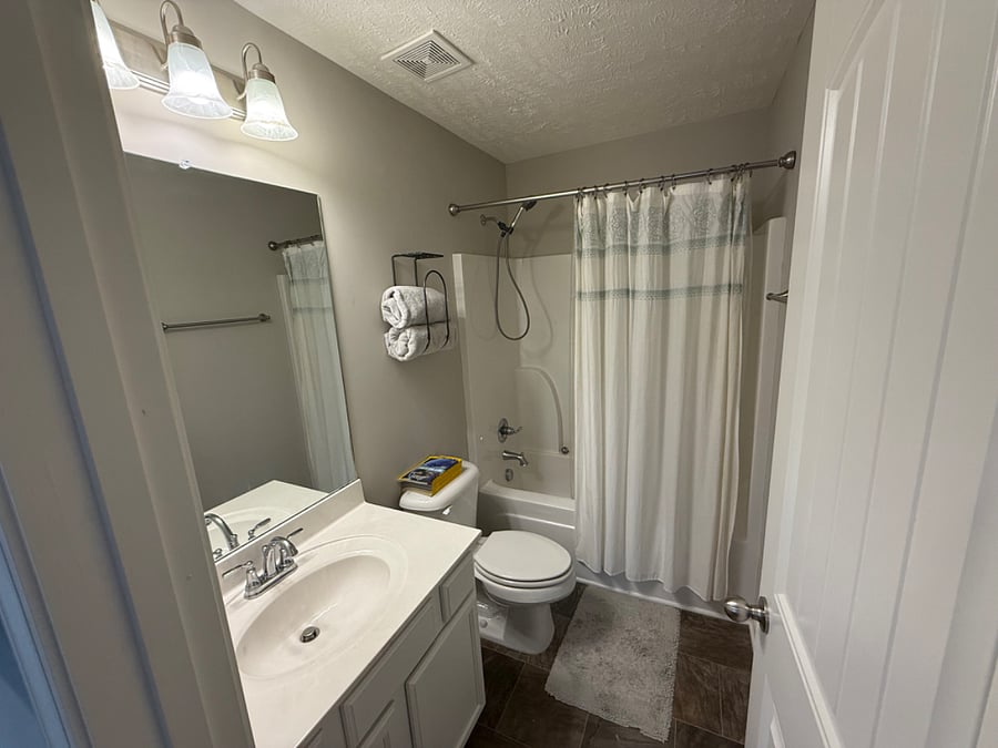Second bedroom bathroom