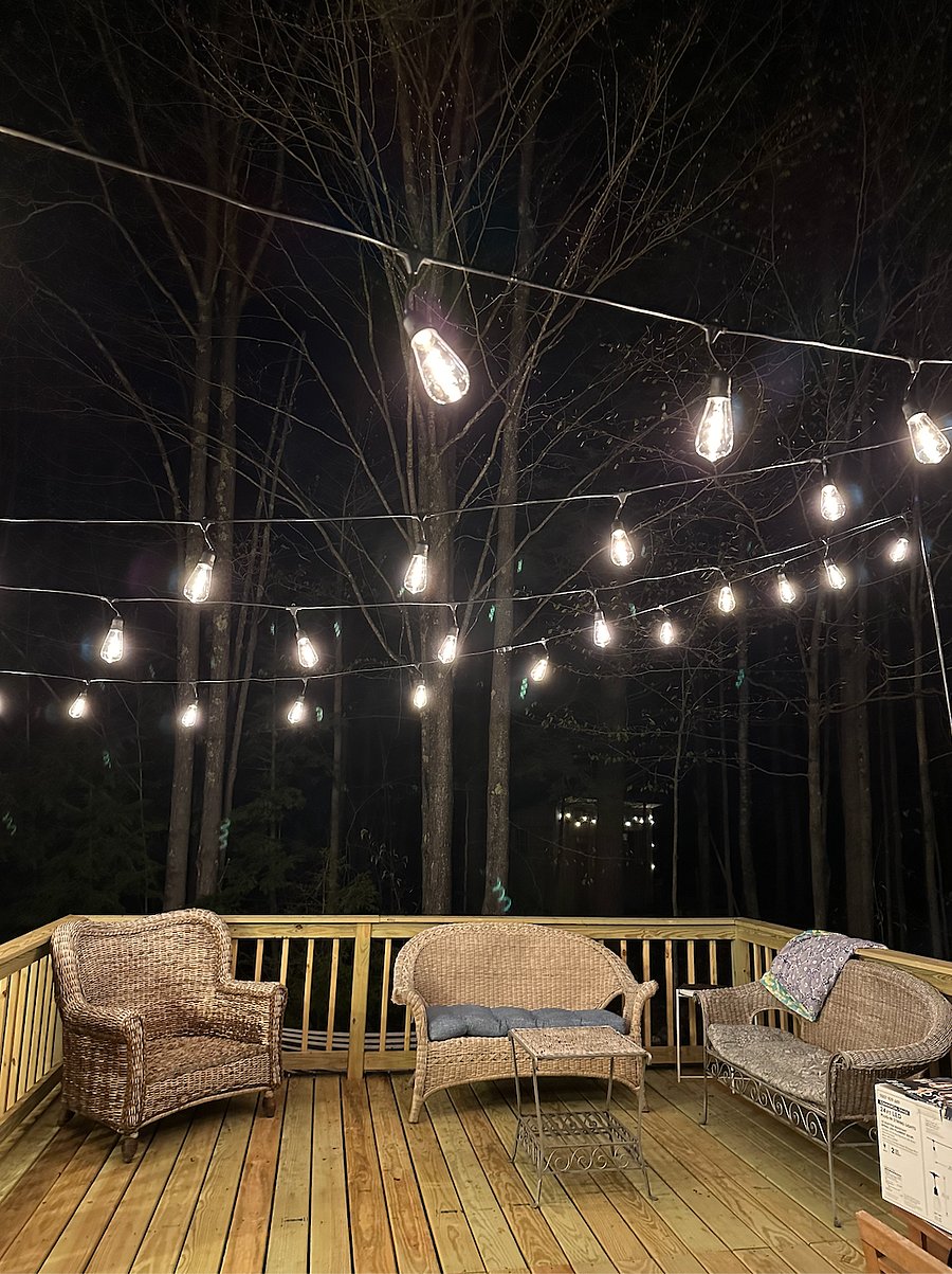Deck in evening