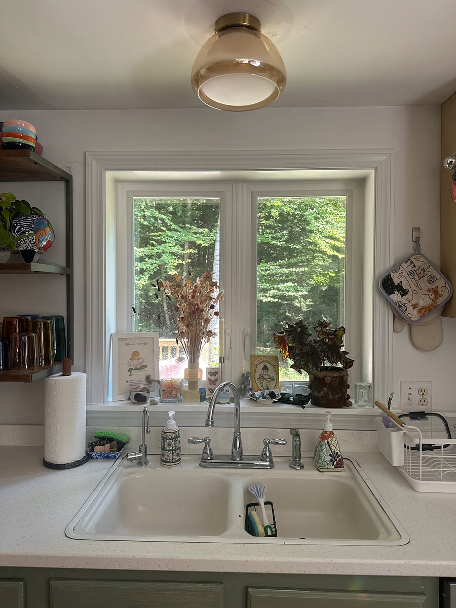 View out of kitchen sink