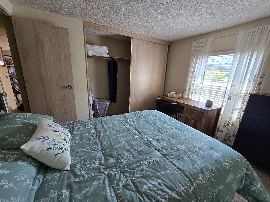 Plenty of natural light. Large closet