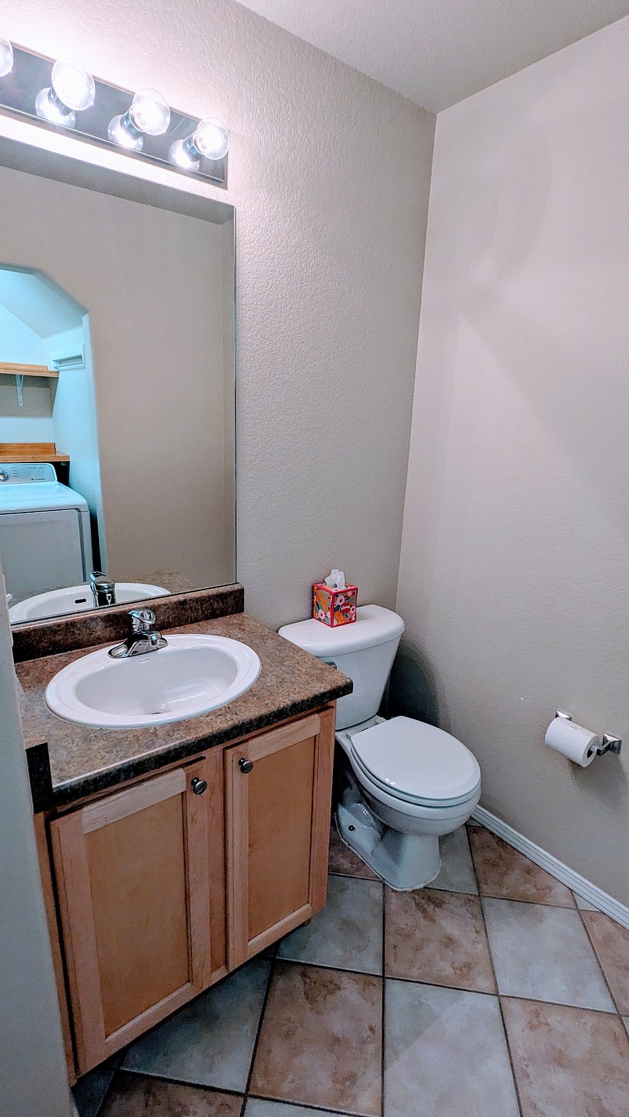Main floor half bath