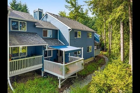 Deck with Awning Extended