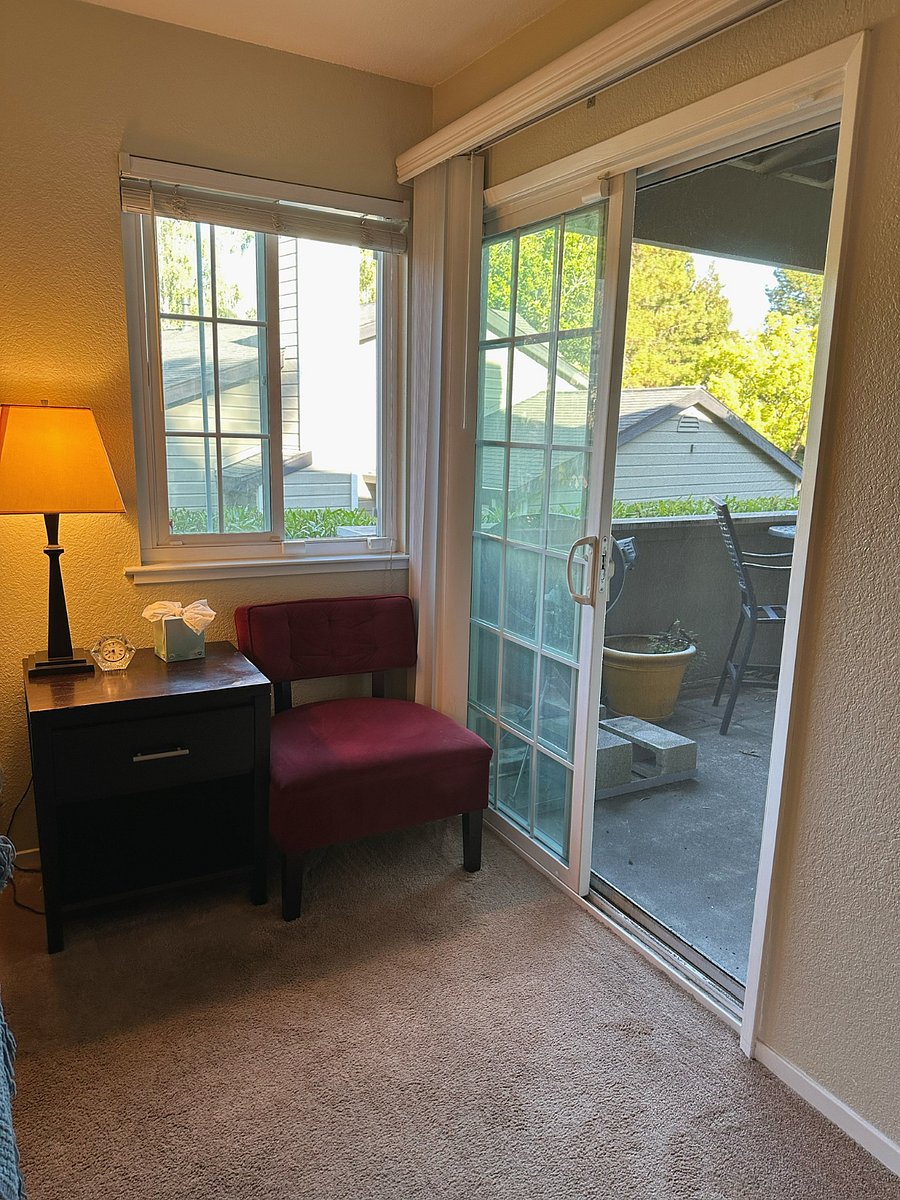 Secondary Queen Bedroom Patio Slider