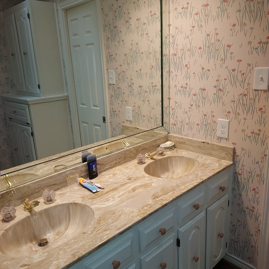 Bedroom 3 double vanity