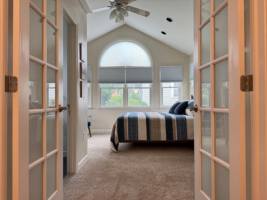 Main Floor Bedroom entrance from Dining Room