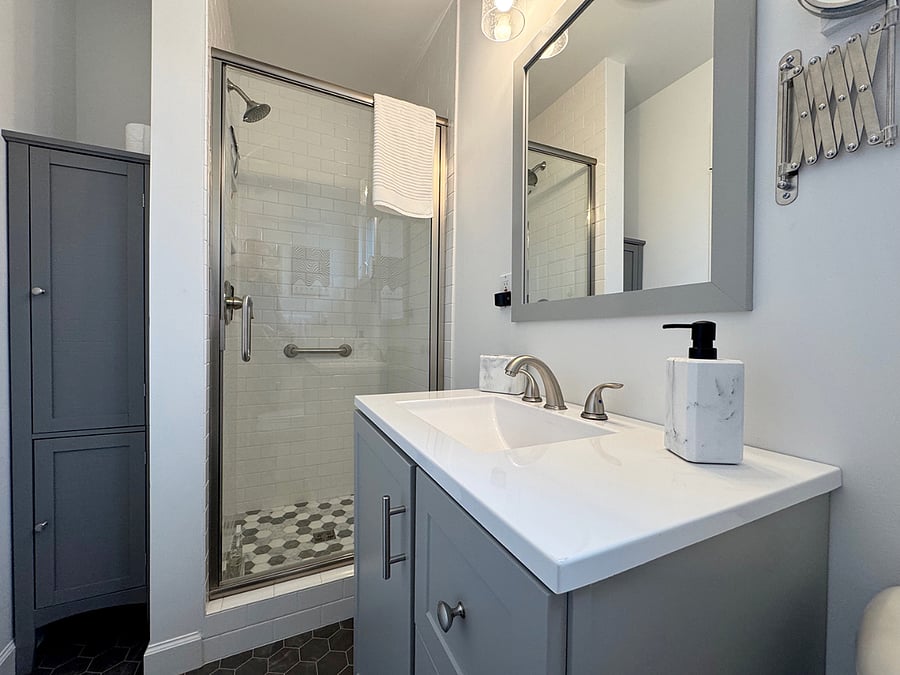Walk-in Shower in Main Floor Ensuite Bathroom