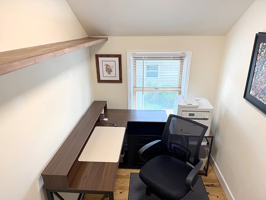 Office with printer/copier and basic office supplies