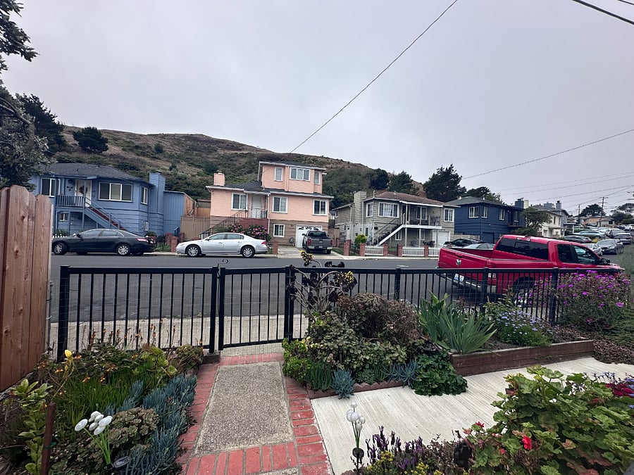 Our peaceful neighborhood in South SF safe, walkable, and parking-friendly