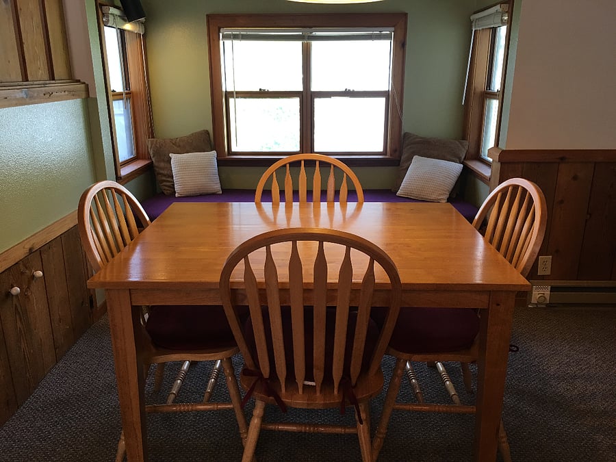 Dining table - we actually have a new larger table but no photo yet - seats 6 easily.