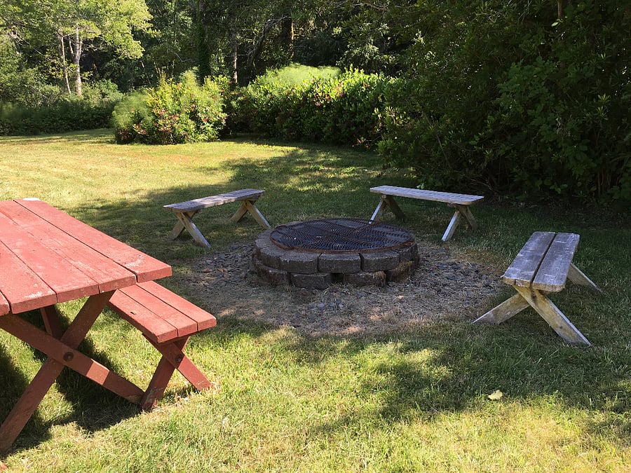 Neighborhood firepit area.  This area is shared with other tenants.