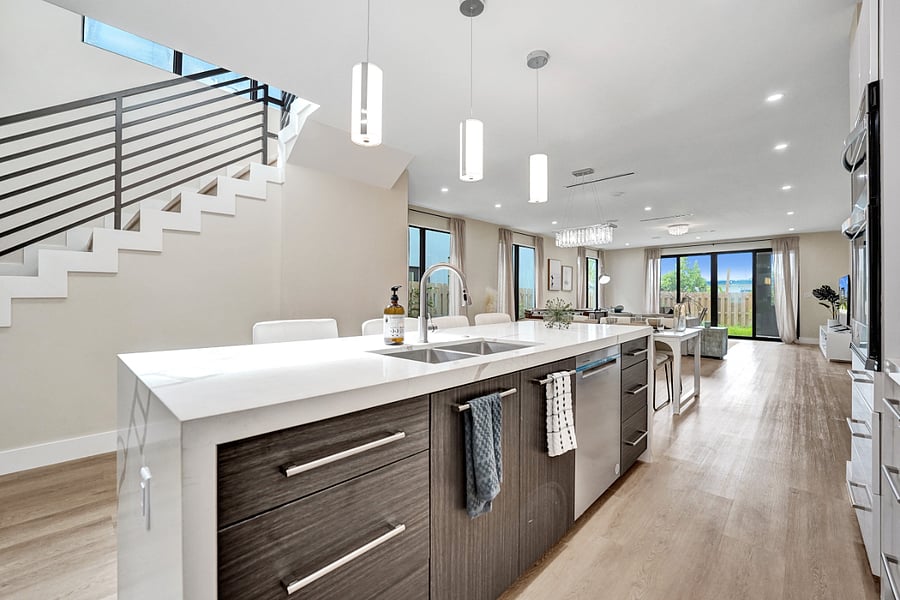 Thoughtful touches throughout, from pots and pans to elegant dishware, ensuring a hassle-free culinary experience.