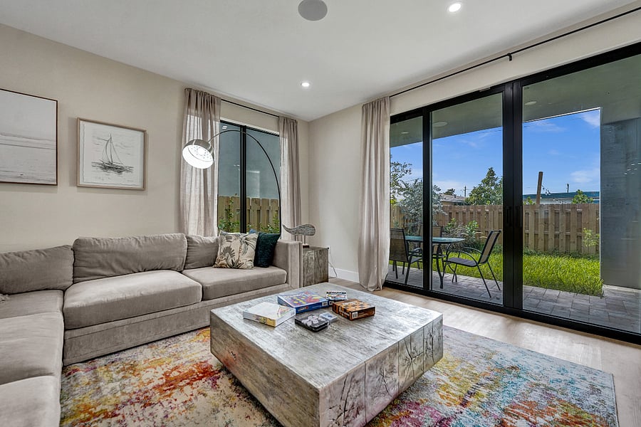 Open-concept living that connects seamlessly to the patio, bringing the outdoors in.