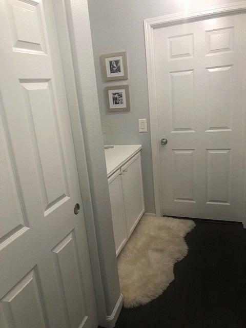 3 closets, including 1 large walk-in closet.