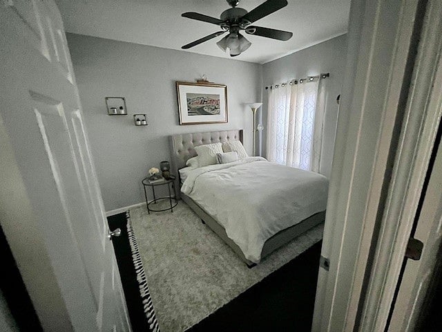 guest bedroom with closet