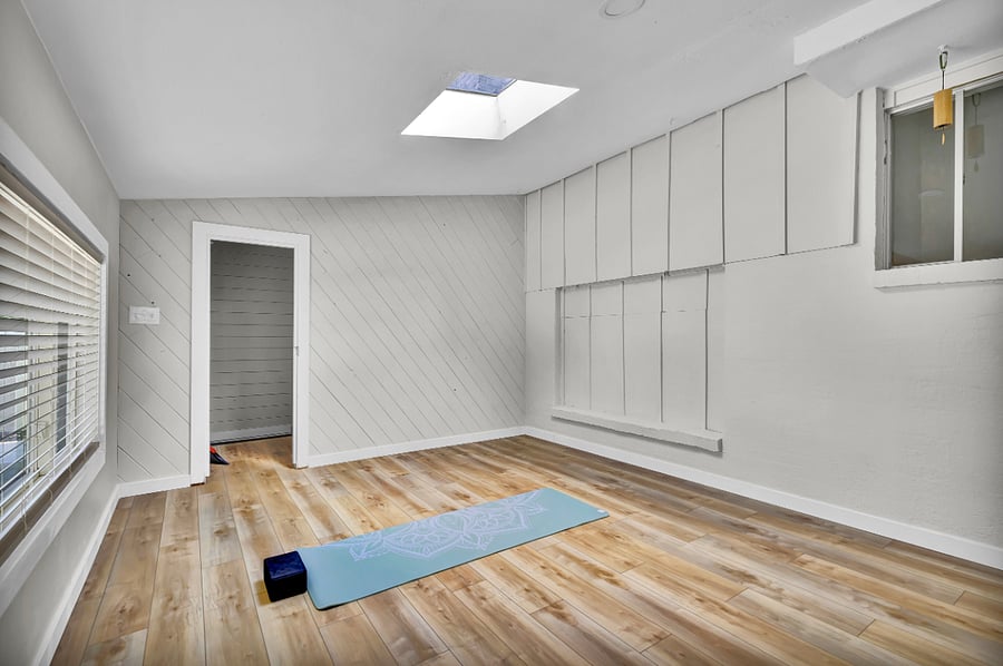 3 season room for storage/yoga/workouts/gear prep. You choose!