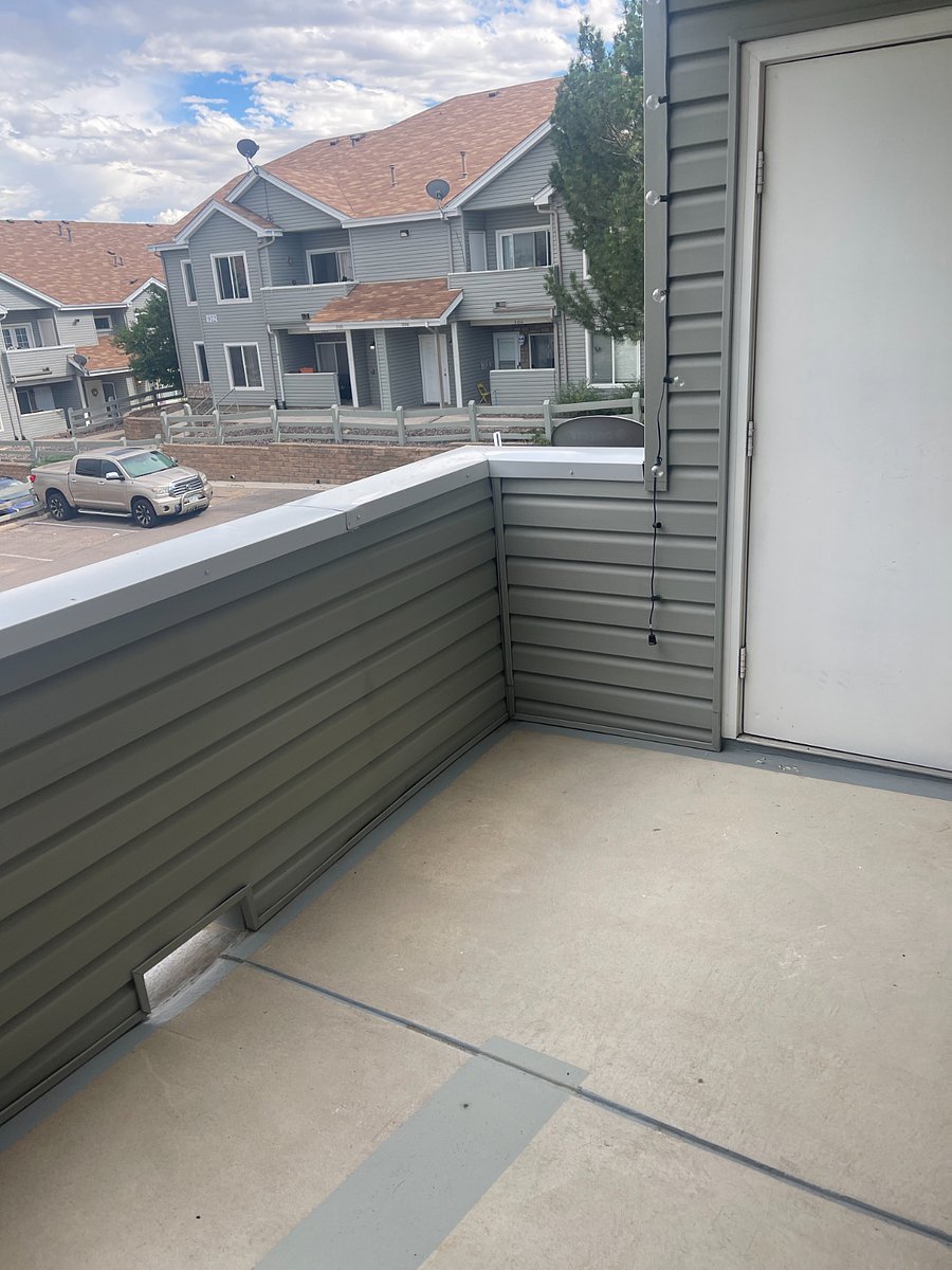 Large balcony