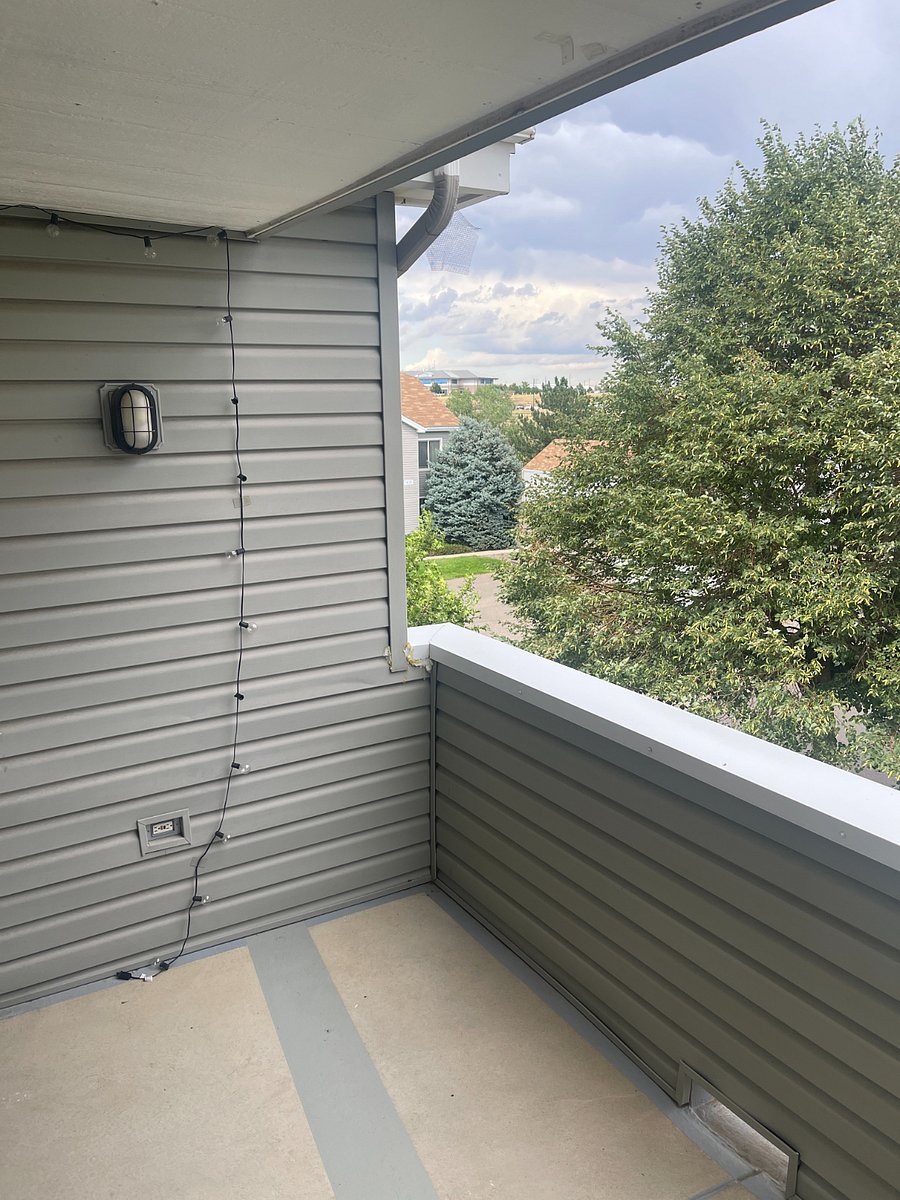 Large balcony