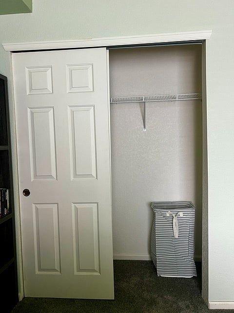 Closet in the second bedroom