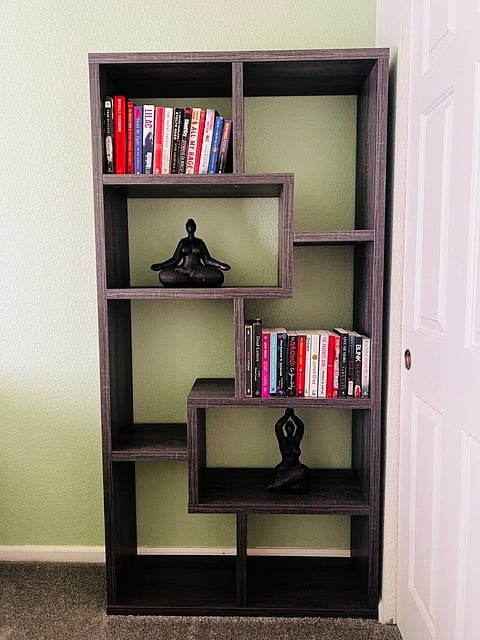 Bookshelf in the second bedroom