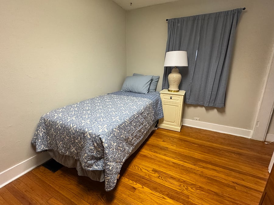 Bedroom 1 with twin size bed