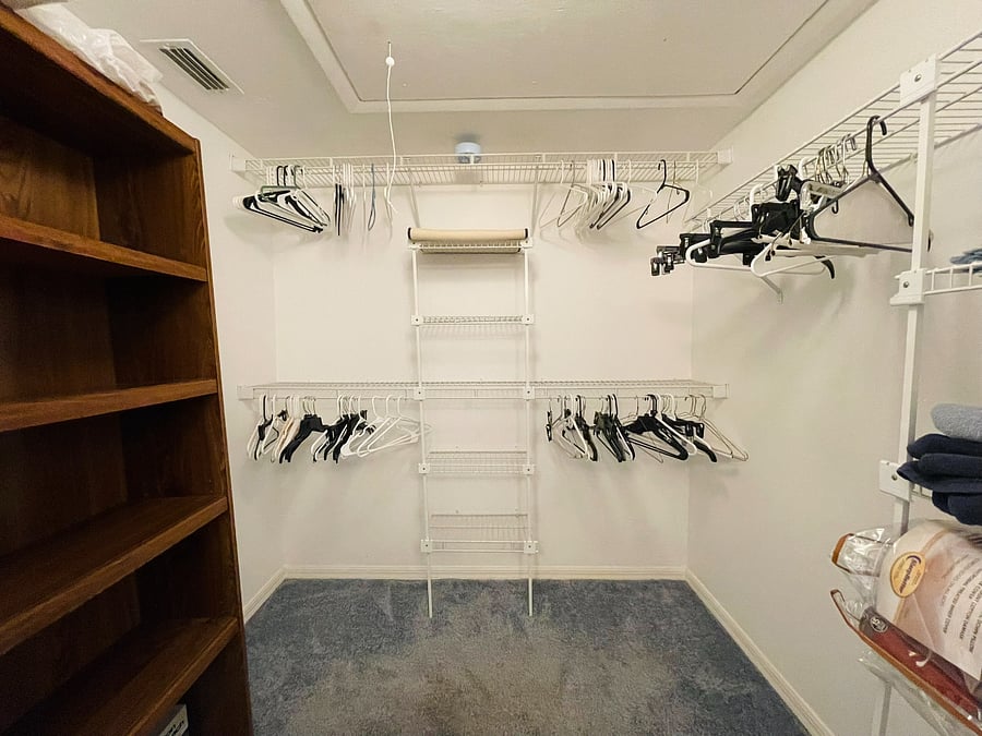 Large walk-in closet