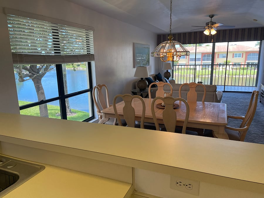 View from kitchen is amazing