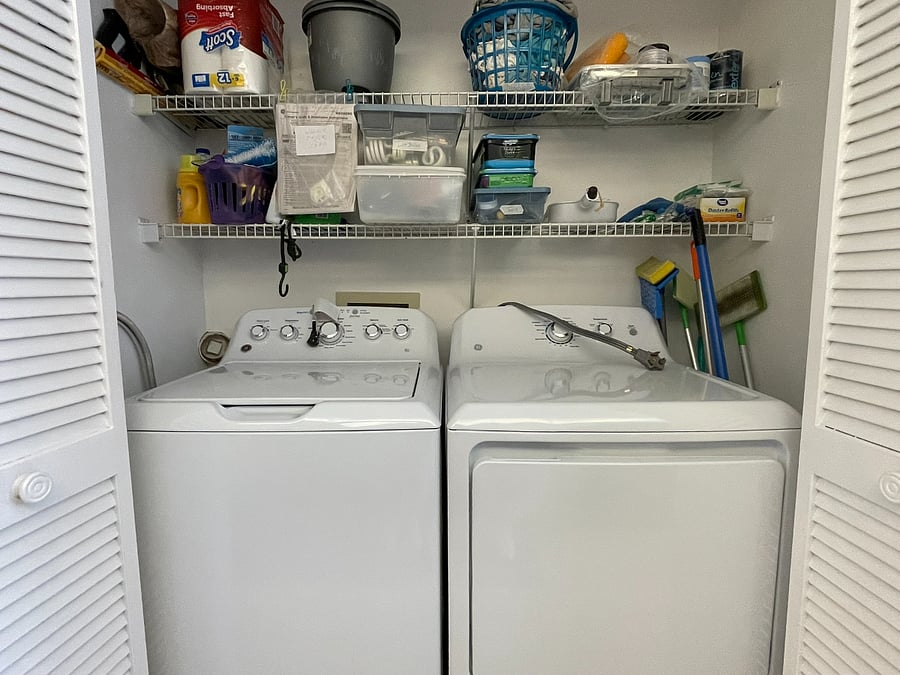 Laundry closet
