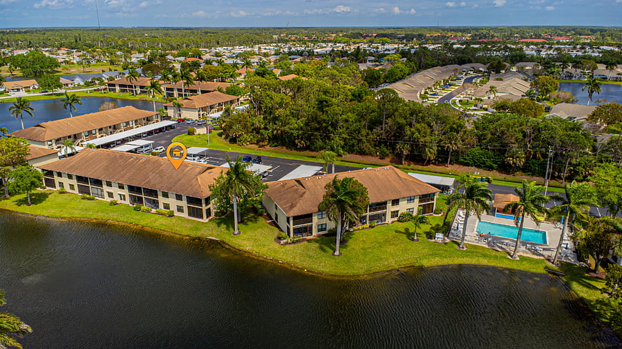 Ariel view of H building