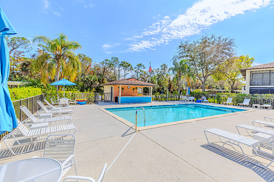 Pool #2 just a few yards from the condo