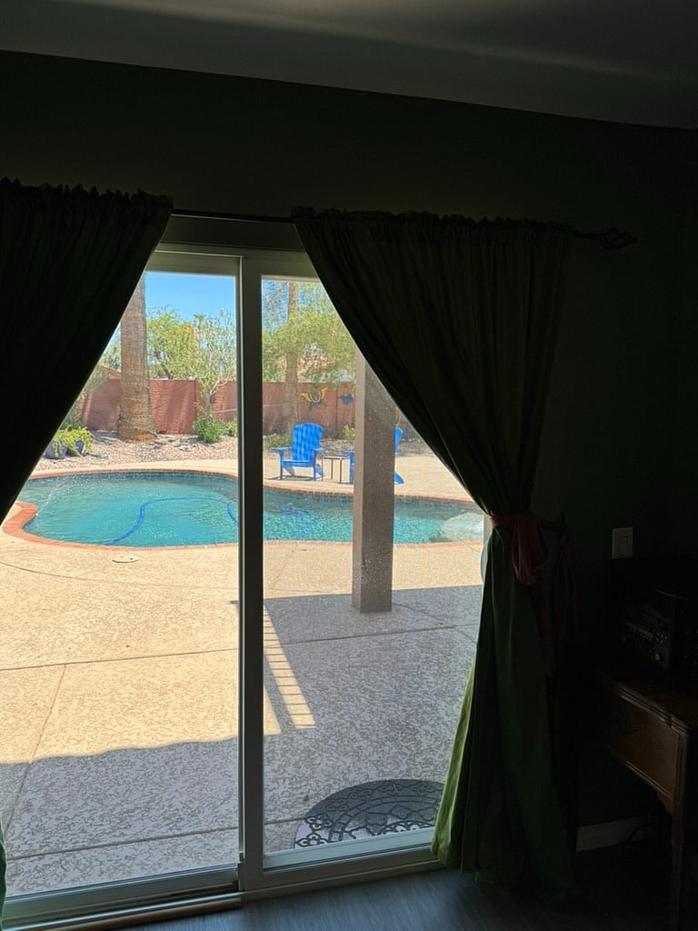 View from the bedroom.