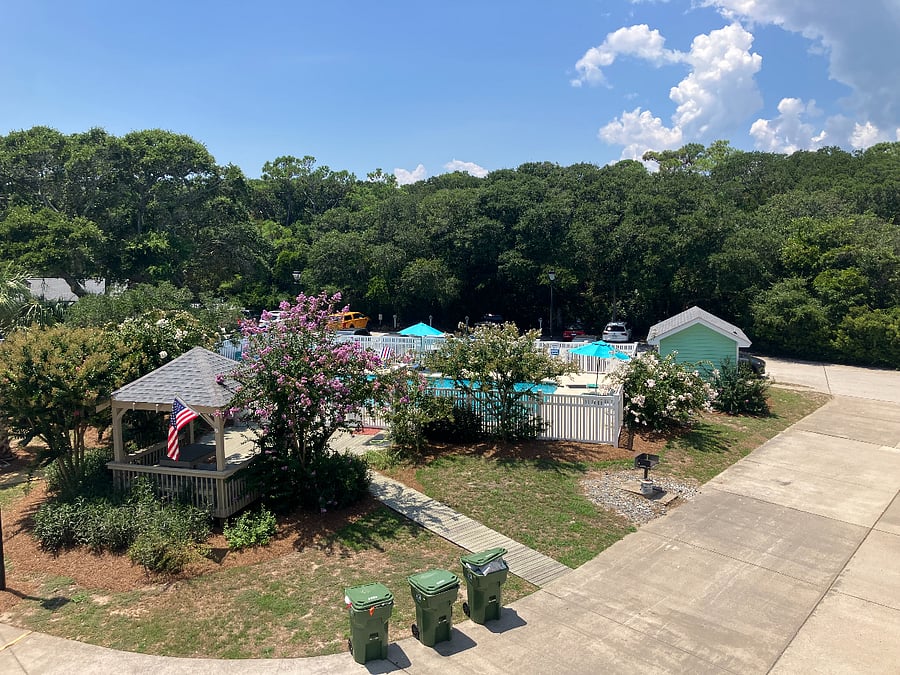 nearby outdoor pool