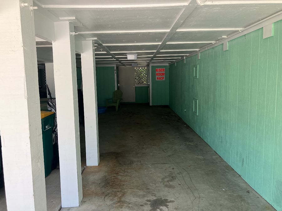 private/dedicated parking beneath the building