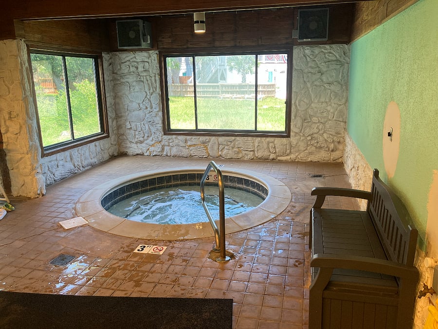 hot tub in rec center