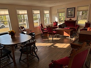 Enjoy plenty of warm sunshine on those cooler days. Blinds can block out the sun on those warmer days.