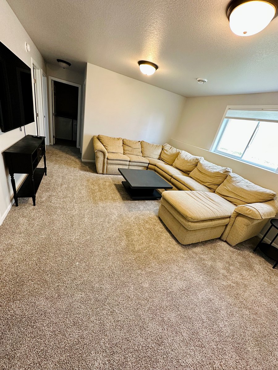 Downstairs living area.