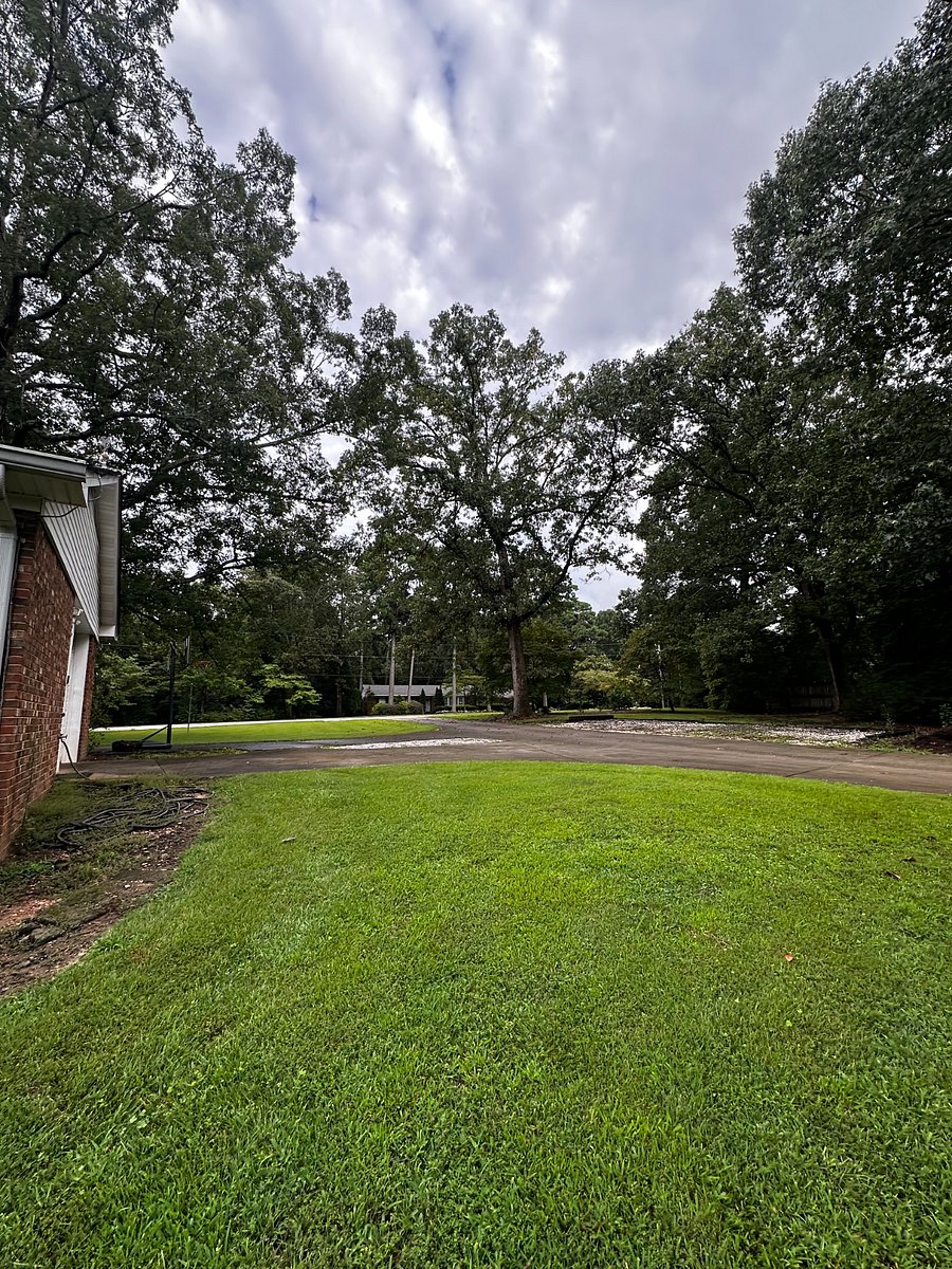 Primary parking area at side entrance. 