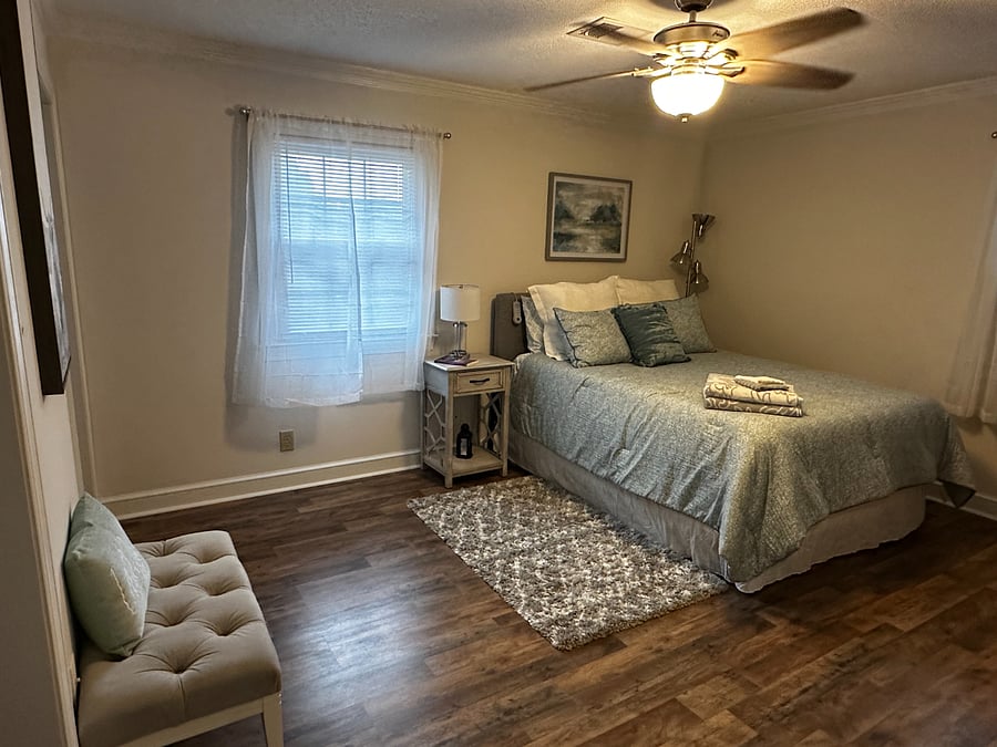 The master bedroom is very spacious with two separate closest.  One is extra large and wheelchair accessible as well. 