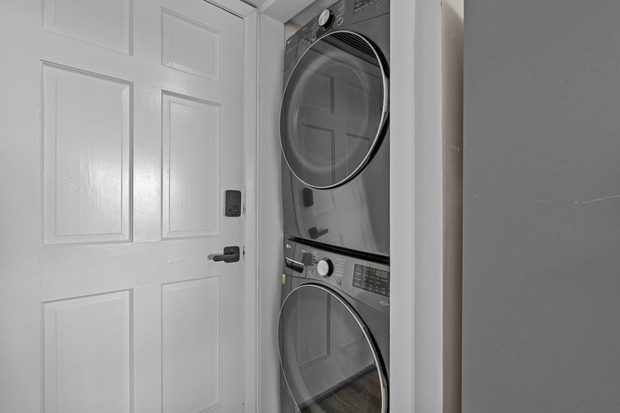 Full size washer and dryer